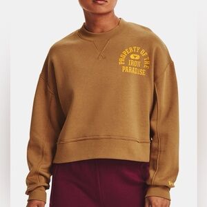Under Armour Women's Project Rock Fleece Crewneck Sweatshirt Size Small